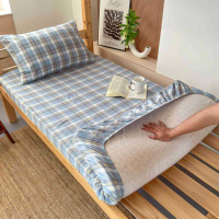 开学季学生宿舍床笠罩90x190纯棉床罩寝室单人床垫保护罩_854