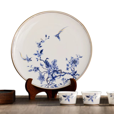 北国风光 骨瓷茶具凤舞青鸾TS-0114P套