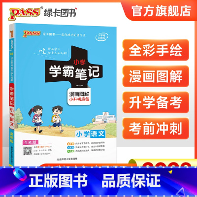 小学语文学霸笔记 小学通用 [正版]2023新版小学学霸笔记语文基础知识大全教辅书 小学毕业升学总复习全解资料 六年级小