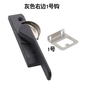 铝合金窗月牙锁 窗户锁扣铝合金不锈钢窗户窗扣 推拉玻璃移窗安全保险钩锁月牙锁窗锁