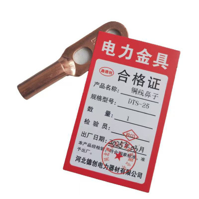 鑫德创 铜线鼻子 DTS-25 个