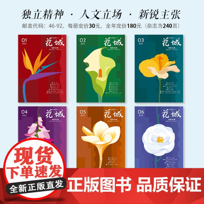 花城2023年1-6期 期刊杂志订阅 小说散文随笔文学读物文艺青年读物 文摘