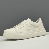 真皮板鞋男款潮流百搭潮鞋欧洲站男鞋休闲鞋男士轻奢一脚蹬懒人鞋