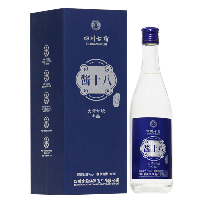 潭酒酱十八 53度500ml*1瓶 酱香型白酒