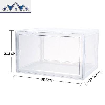 篮球鞋鞋盒加厚透明塑料球鞋收纳盒球鞋展示柜亚克力防尘潮鞋柜 三维工匠