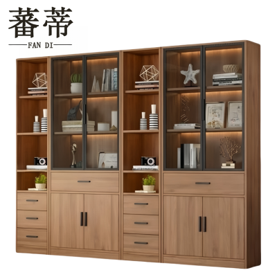 蕃蒂办公书柜2.4米台