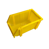 翌嘉YJ4121089 组合式零件盒收纳盒斜口工具盒 黄色 150*250*125