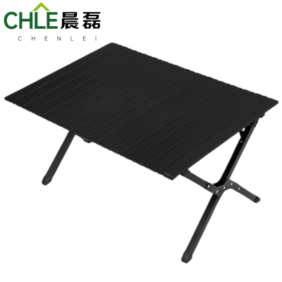 晨磊户外蛋卷桌黑色/张