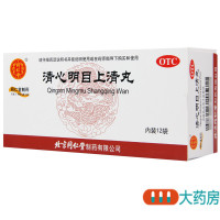 同仁堂清心明目上清丸6g*12袋清热散风明目止痛头痛目眩大便燥结