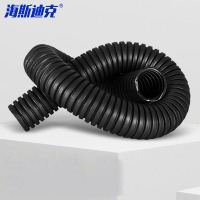 海斯迪克 PP阻燃塑料波纹管电线电缆保护套穿线管 AD42.5(内径36mm)50米
