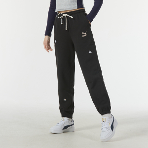 彪马(PUMA)女裤新款运动裤跑步健身训练裤舒适棉质休闲卫裤时尚长裤625810-01 ZP