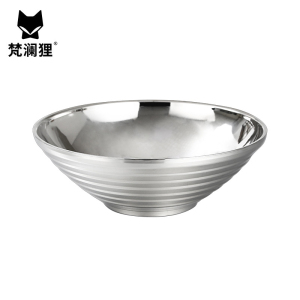 梵澜狸304不锈钢拉面碗P93 个