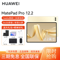 HUAWEI/华为MatePad Pro 12.2英寸柔光版2024平板电脑144hz鸿蒙游戏办公娱乐考研pad 12G+512G[WIFI版]流金