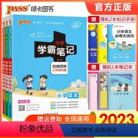 小学学霸笔记[语数英]套装 小学通用 [正版]2023新版pass绿卡图书小学学霸笔记语文数学英语全套任选漫画图解小学基