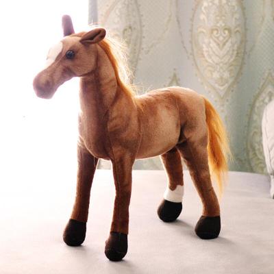 仿真狗狗公仔毛绒玩具动物大狼狗玩偶站姿狗趴姿狗摆件整蛊男汗血马75cm