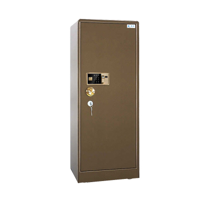 臻远全钢实心防盗保险柜 高120cm指纹款古铜色
