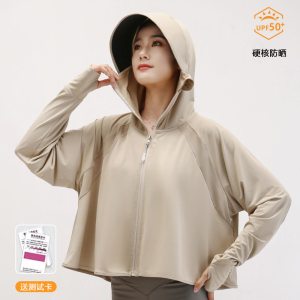 防晒衣女款夏季薄款罩衫冰丝开衫防紫外线外套透气防晒服冰丝薄款