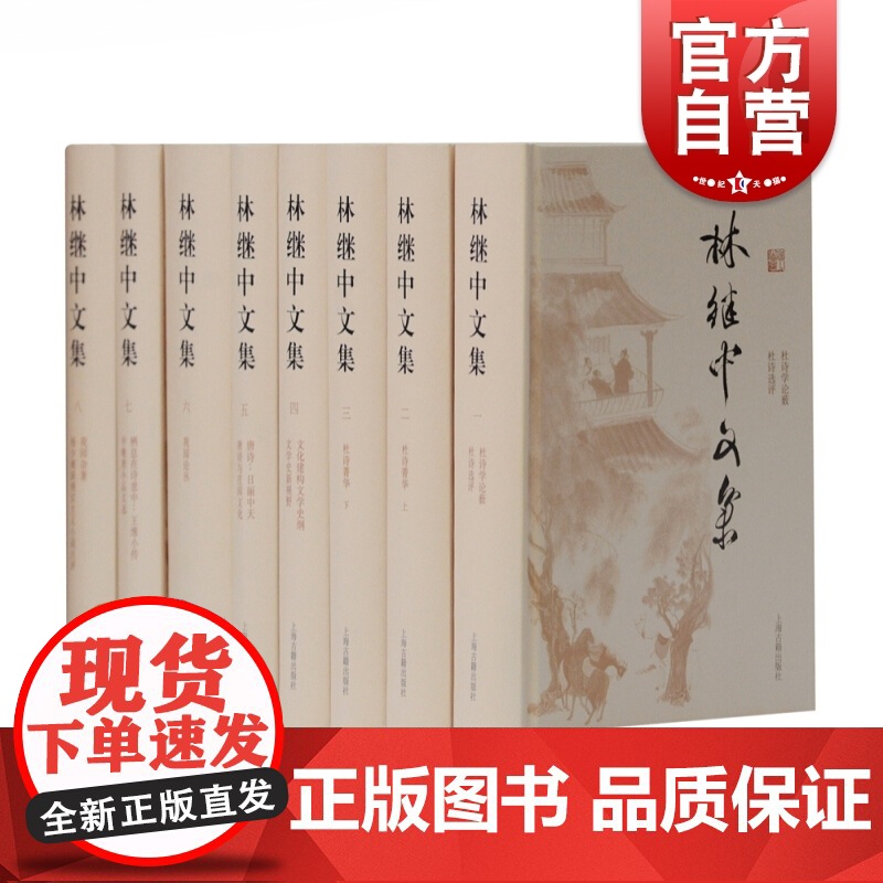 林继中文集全八册 林继中闽南师范大学中国杜甫学会福建省古代文学研究会杜诗唐诗文学史 上海古籍出版社