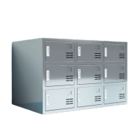 抚樽不锈钢鞋柜18门