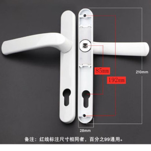 铭优明装门锁执手锁断桥铝门锁 单位:套