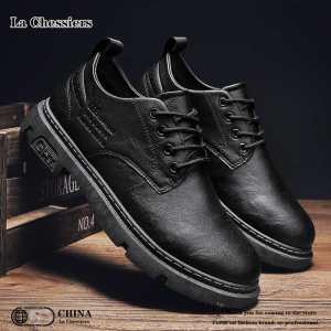 La Chessiers劳保男鞋秋冬季新款透气耐磨工地工作休闲运动户外工作男鞋潮鞋