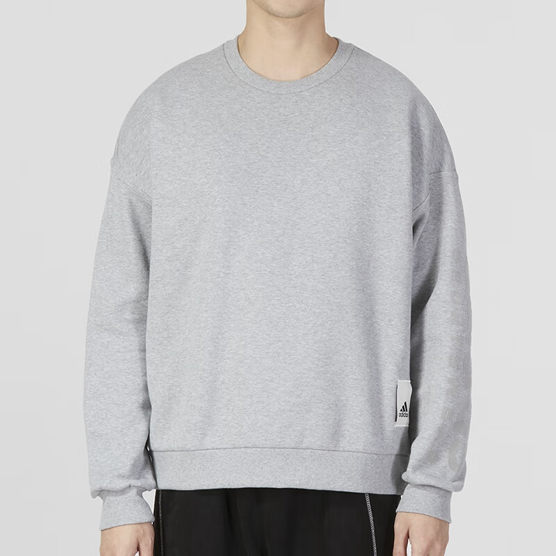 adidas/阿迪达斯男子运动训练宽松加绒套头休闲卫衣 IA9365 C