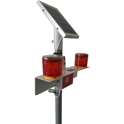 综城优品 CC-SL09 3.7V 0.5x2W IP65太阳能声光警示灯(计价单位:盏)红色