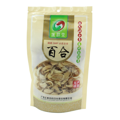 汇群堂百合150g/包清心安神，阴虚燥咳，养阴润肺