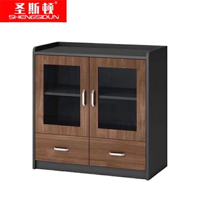 圣斯顿GN66E0803现代板式茶水柜800*400*800mm(单位:张)胡桃色