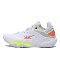 亚瑟士(ASICS)女款低帮跑步鞋轻便缓震透气运动鞋白色红色户外训