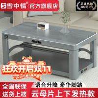 雪中情2025新款取暖桌电暖桌烤火桌一体升降茶几电暖炉长方形电烤桌家用客厅烤火茶几电烤桌取暖炉子烤火炉电炉桌省电电烤桌