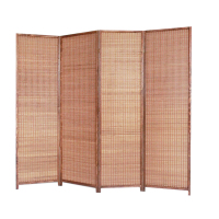 汐岩咖啡竹餐厅酒店屏风隔断卧室遮挡家用实木屏风折叠移动办公室屏风