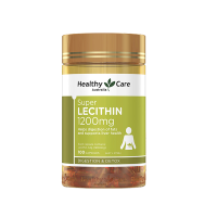 澳洲Healthy Care大豆卵磷脂软胶囊 调节免疫三高 呵护心脑血管 滋润皮肤营养补充品 100粒