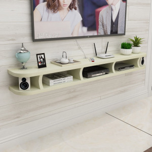 简易壁挂电视柜现代简约小户型悬挂式组合墙电视吊柜机顶盒置物架