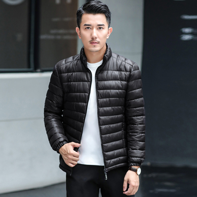 NEWLAKE2020新款冬季棉衣男短款韩版潮流轻薄款羽绒棉服男装中年棉袄外套棉衣