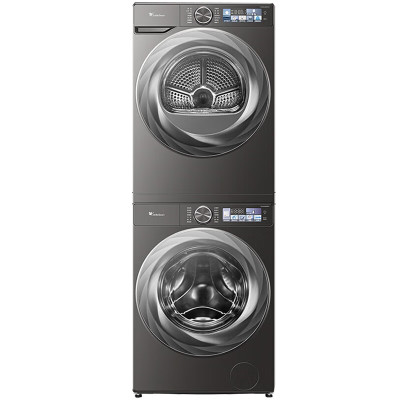 小天鹅 12KG滚筒洗衣机洗烘套装TG120S83PRO+TH100HS83PRO 超薄[小乌梅2.0]