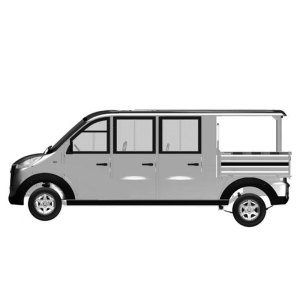 五菱封闭8座货斗电动巡逻车