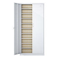 汉诺鑫威凭证柜会计收纳柜财务档案柜资料柜加厚文件柜办公室带锁铁皮柜凭证柜十层