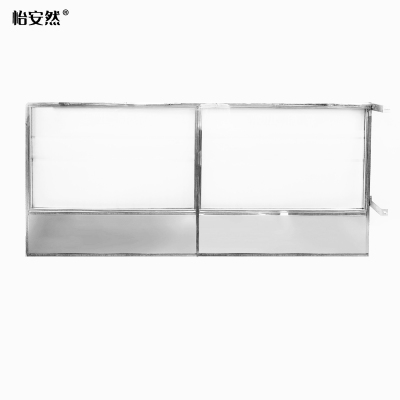 怡安然 白钢玻璃隔断 1*1m 平方米