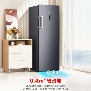 容声 BD-240WPRSY 240升风冷无霜立式冰柜家用一级能效变频除菌净味冰箱冷藏冷冻母乳冷柜