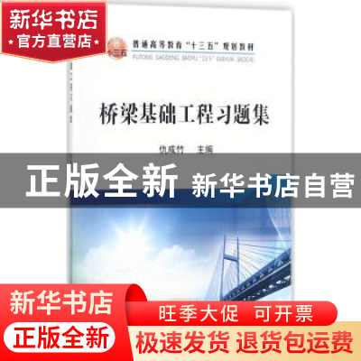 正版 桥梁基础工程习题集 仇成竹主编 冶金工业出版社 9787502475