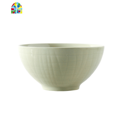 祥北欧风ins餐具碗碟套装家用欧式碗盘筷勺子组合米罗灰绿 FENGHOU 6英寸碗2个装