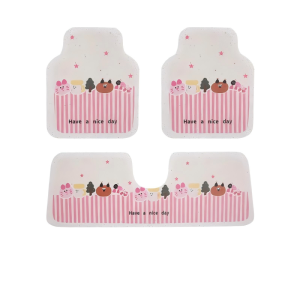 金宫龙 可爱卡通汽车脚垫丝圈 个