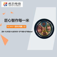 希飞牌 ZR-YJV22-0.6/1KV-3*185+2*95mm² 阻燃铜芯低压铠装电缆 元/米 联系客服 定制商品