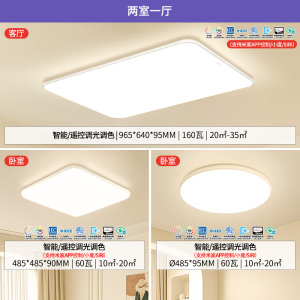 雷士照明吸顶灯小白灯PRO新款智能客厅灯卧室简约灯具全屋套餐