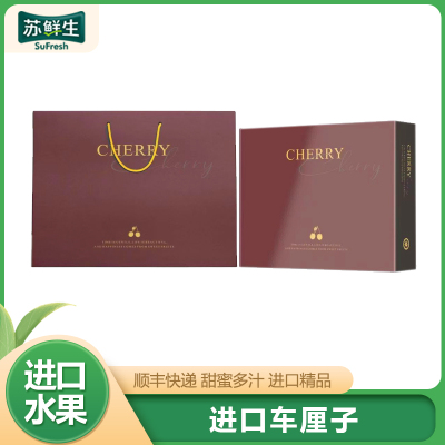 礼盒装[苏鲜生]顺丰空运 智利进口车厘子 JJJ 净重3斤装 应季车厘子 新鲜水果 酸甜可口