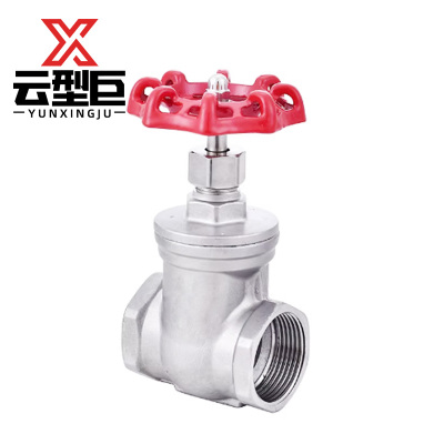 云型巨 304不锈钢丝扣闸阀 DN20 个