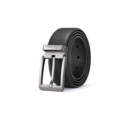 皮尔卡丹 黑色男式针扣皮带C0A818216-BYA2(115cm)