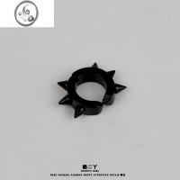 JiMi钛钢无耳洞耳夹韩版铆钉耳环耳扣个性男耳骨夹学生假耳钉耳饰女潮