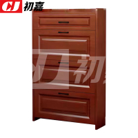 初嘉(CJ)木质翻斗鞋柜入户门口窄边鞋柜单层单抽屉 700*170*1200